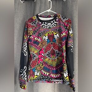 Athleta Multicolor thermal Long Sleeve Top